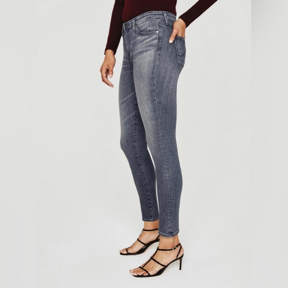NWT AG Legging Ankle Super Skinny Jeans in Gray Size 31R - Picture 4 of 16